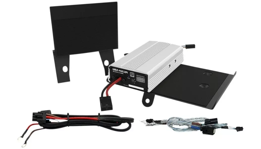 Hogtunes Wild Boar Audio 400W 2-Channel Amplifier Kit Harley Touring 14-22