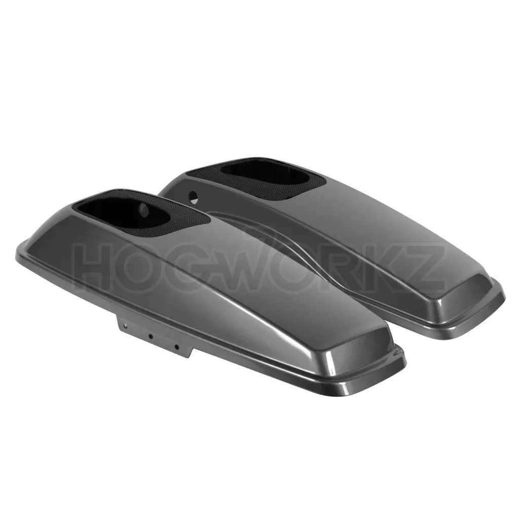 Hogworkz Charcoal Pearl 6" x 9" Speaker Lids Harley Touring 14-20 Saddlebags