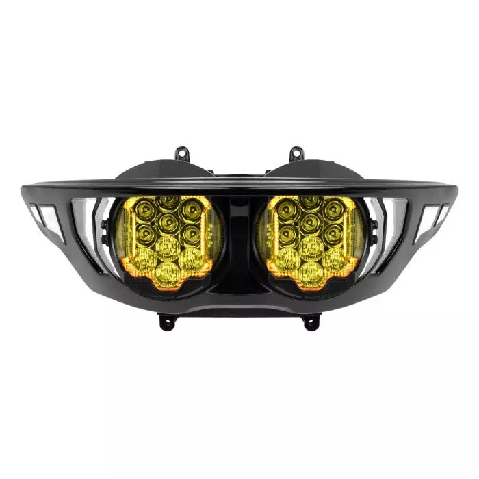 Hogworkz Harley Road Glide Goldtooth Performance LED Headlight '23.5-'26