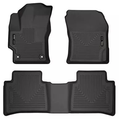 Husky Liners 95751 Weatherbeater Front & 2nd Seat Floor Mats , Black