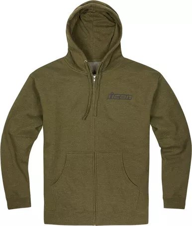 Icon Clasicon Zip Hoodie Green