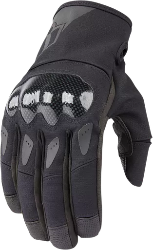 Icon Stormhawk CE Black Gloves