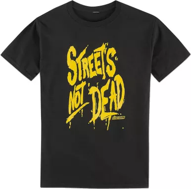 Icon Streets Not Dead T-Shirt Black