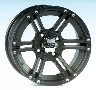 ITP SS212 Aluminum Wheel Matte Black 14x8 (1428376536B)