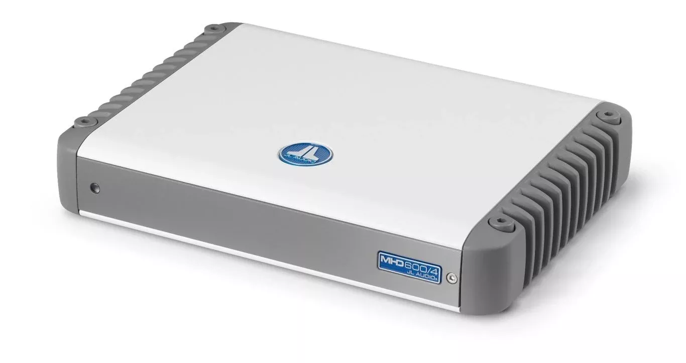 JL Audio 4 Ch. Class D Full-Range Marine Amplifier, 600W, For 24V Systems