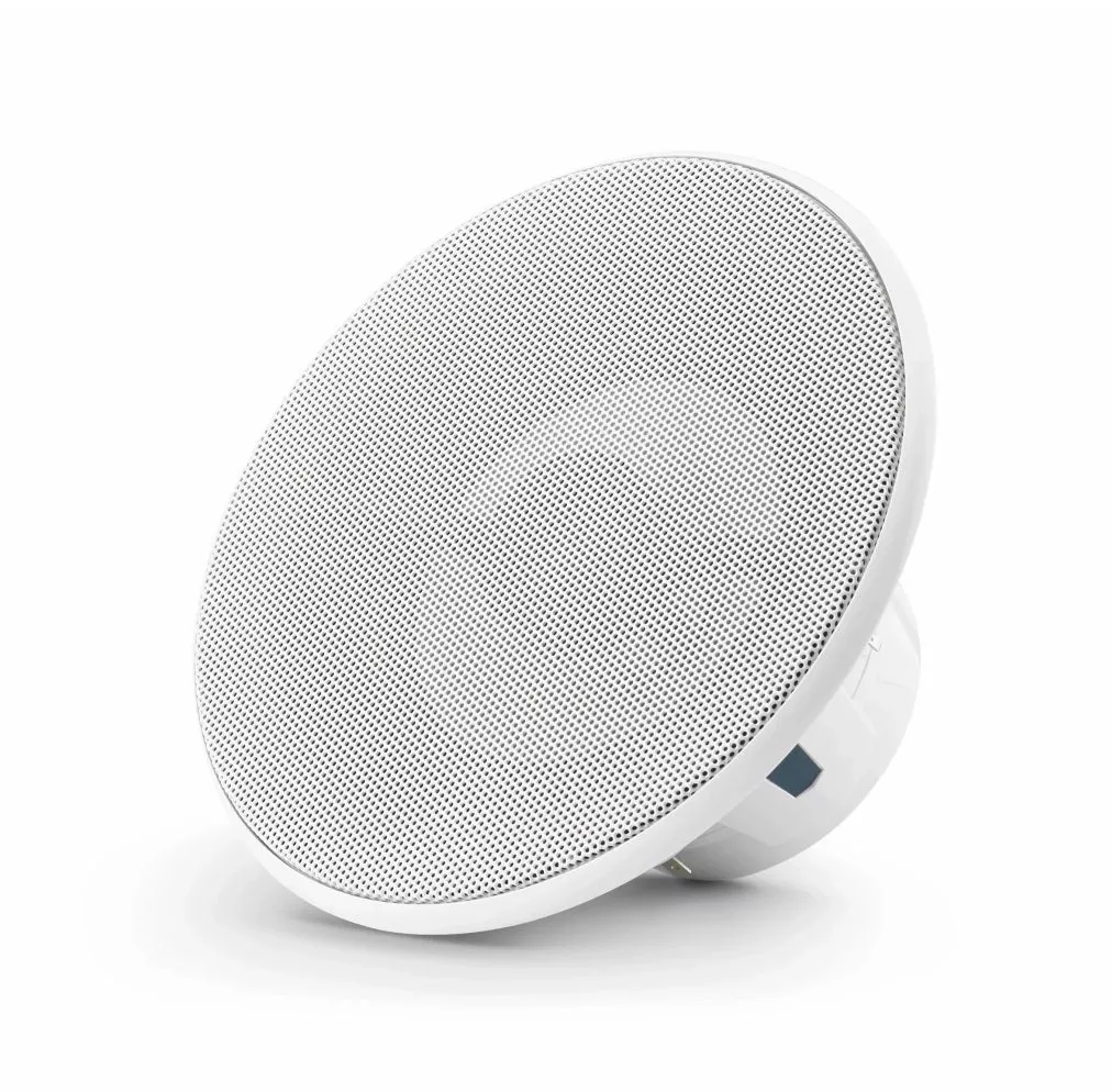 JL Audio 6.5-Inch Marine Coaxial Speaker White Trim Ring White Luxe Grille
