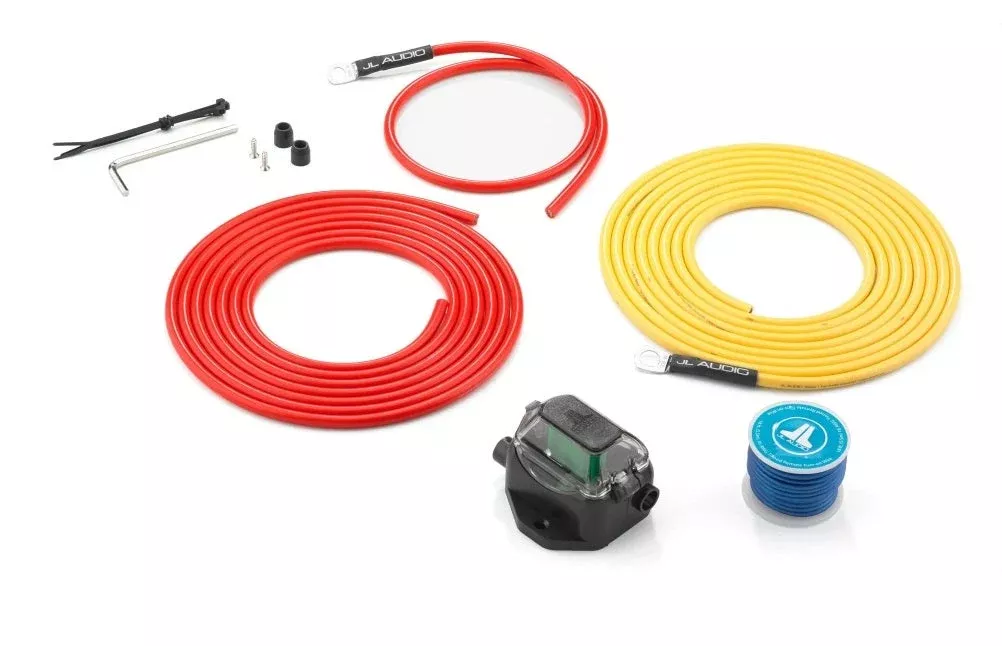 JL Audio Premium 9 AWG 12V Power Marine Connection Kit, Single Amp 12ft