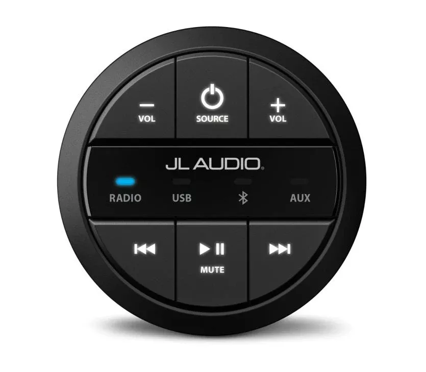 JL Audio Round Wired Non-Display Remote Controller for Use W/MediaMaster