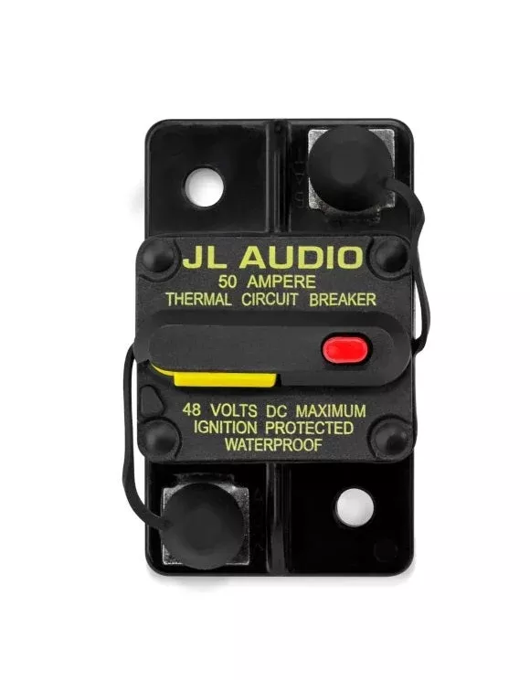 JL Audio Waterproof, Ignition Protected Circuit Breaker: 50 Amp
