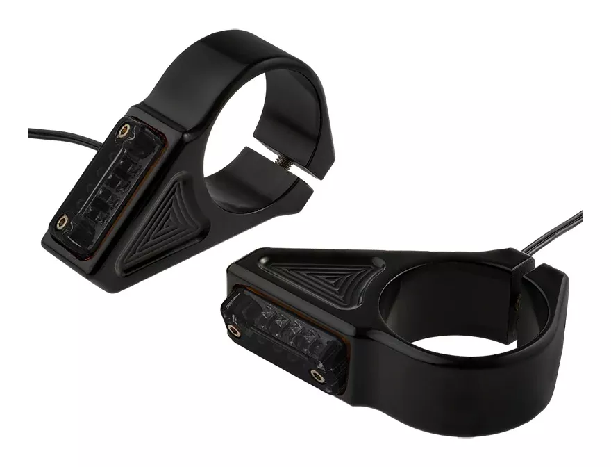 Joker Machine Rectangle Fork Mount LED Turn Signals