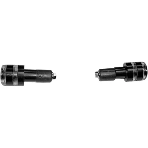 K&S Amber LED Black Handlebar End Marker Light Kit (15-1010)