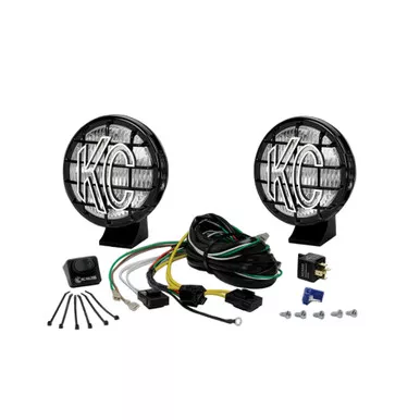 KC HiLiTES 452 Apollo Pro 5" 55W Fog Light with Integrated Stone Guard Pair Pack