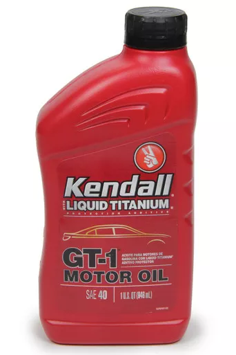 Kendall 40w Gt-1 Hi Perf Oil 1qt KEND40W