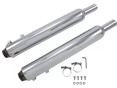 Kerker Super Elite Chrome Slip-On Exhaust Mufflers (128-78120)