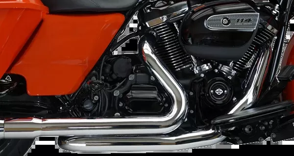 Khrome Werks Aggressor 2-Into-2 Crossover Headers – Chrome – M8