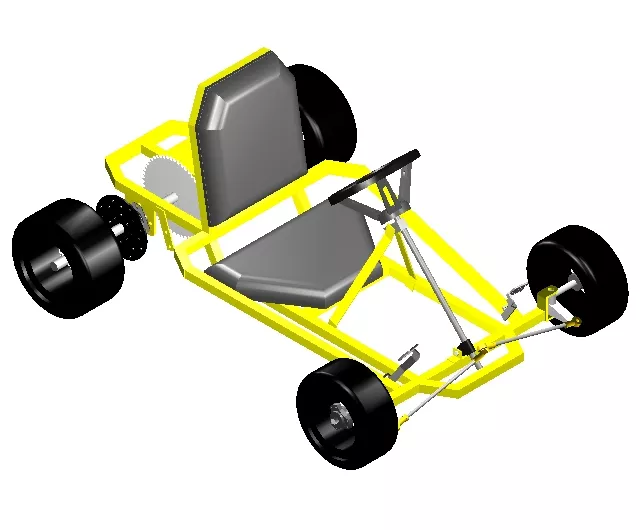 Kit for Recluse Kart Plan from Spider Carts Parts Only! Plans must be purchased separately from Spider Carts.