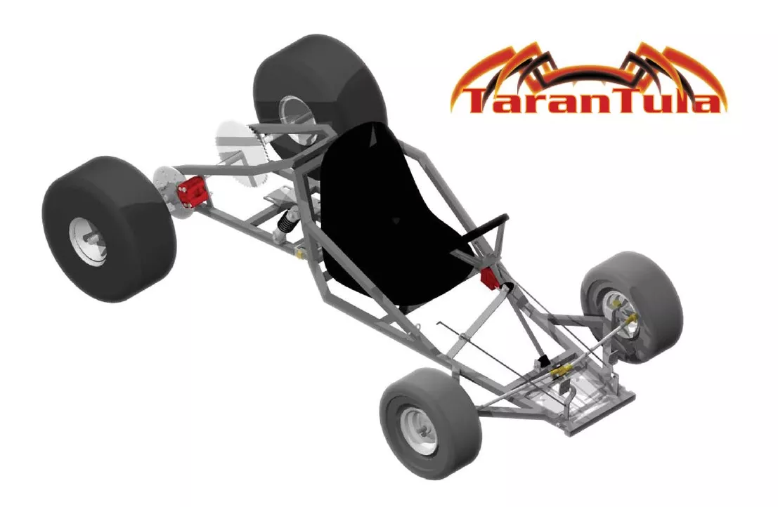 Kit for Tarantula Kart Plan from Spider Carts Parts Only! Plans must be purchased separately from Spider Carts.