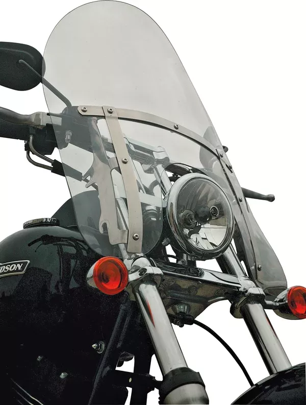 Klock Werks Billboard Flare Windshield – 18″ – Clear – ’88-’25 FX/FXR/XL