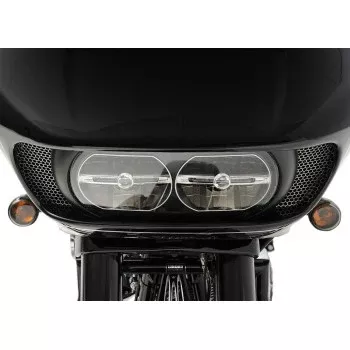 Klock Werks Fairing Vent Screen – Honeycomb – Chrome