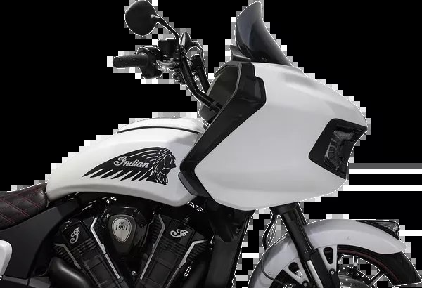 Klock Werks Flare Windshield – 11″ – Dark Smoke – ’20-’25 Indian