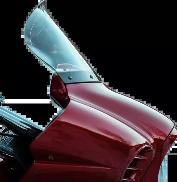 Klock Werks Flare Windshield – 12″ – Clear – ’11-’24 Vaquero/Voyager