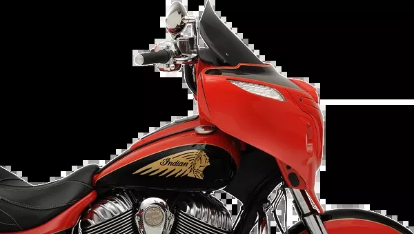 Klock Werks Flare Windshield – 14″ – Tall – Dark Smoke – ’14-’25 Indian