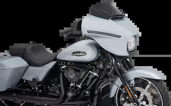 Klock Werks Flare Windshield – 8″ – Black – ’23-’26 FLHX/FLHLT