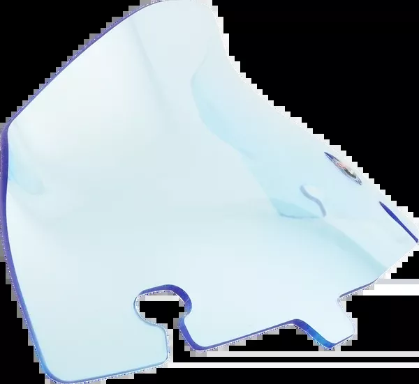 Klock Werks Ice Flare Windshield - 4" - Blue Ice - '14-'25 FLHT/FLHX
