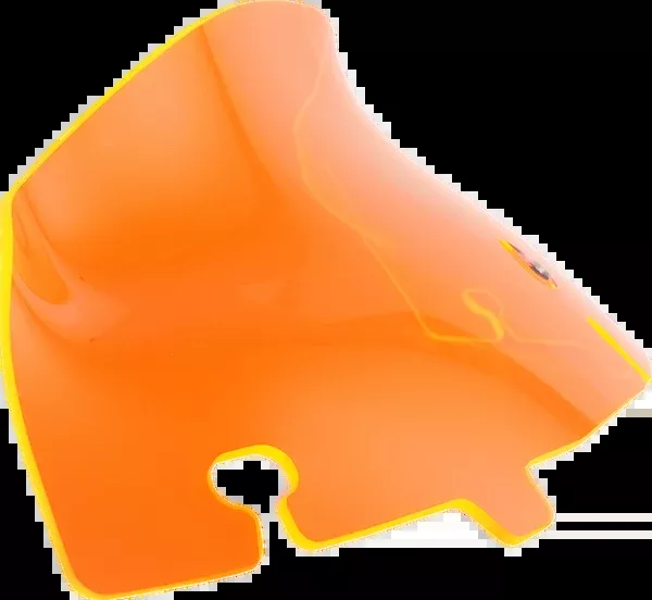 Klock Werks Ice Flare Windshield – 4″ – Orange Ice – ’14-’25 FLHT/FLHX