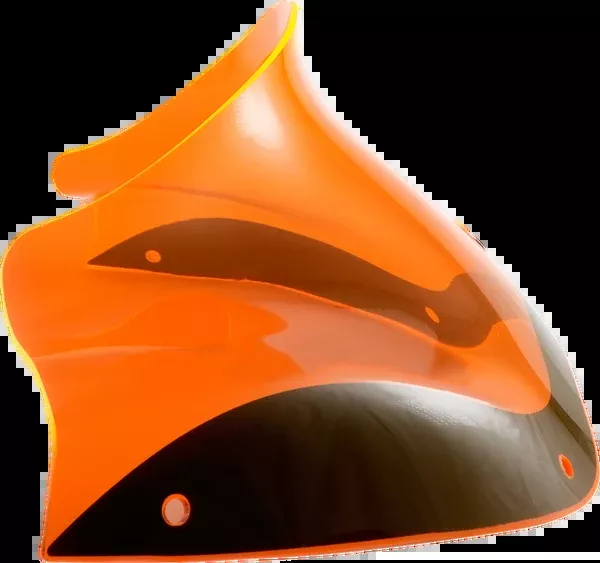 Klock Werks Ice Flare Windshield - 8" - Orange Ice - '98-'13 FLTR
