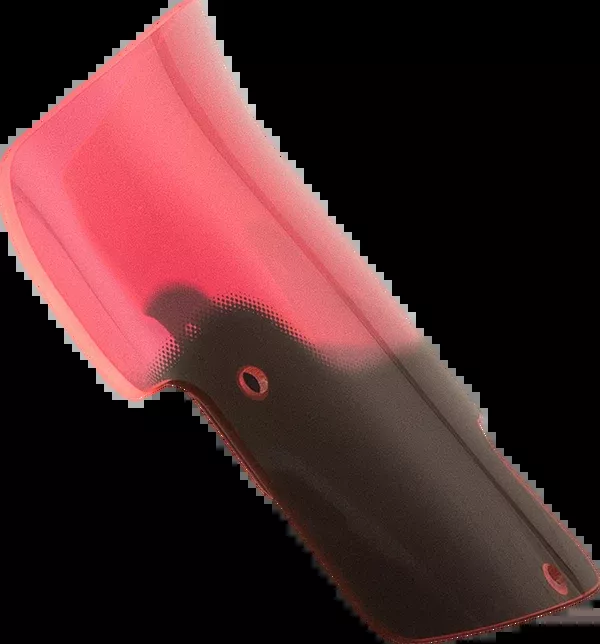 Klock Werks Ice Flare Windshield - 8" - Pink - '20-'25 Indian