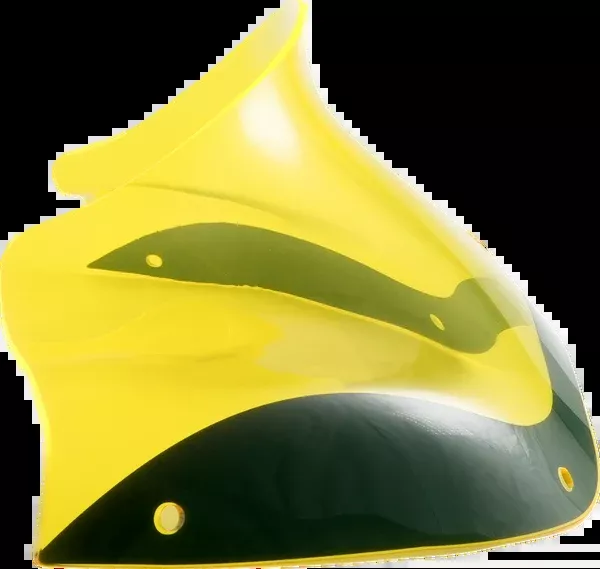 Klock Werks Ice Flare Windshield - 8" - Yellow Ice - '98-'13 FLTR