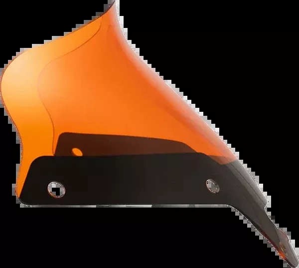 Klock Werks Kolor Flare Windshield - 6" - Orange - '22-'26 FXLRST