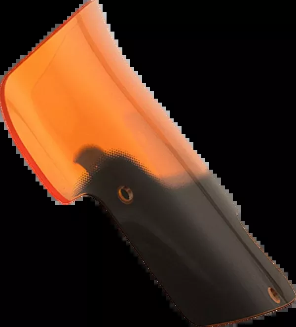 Klock Werks Kolor Flare™ Windshield - 8" - Orange - Indian