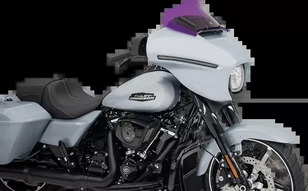 Klock Werks Kolor Flare Windshield – 8″ – Purple – ’23-’26 FLHX/FLHLT