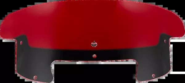 Klock Werks Kolor Flare™ Windshield – 8″ – Red – Indian
