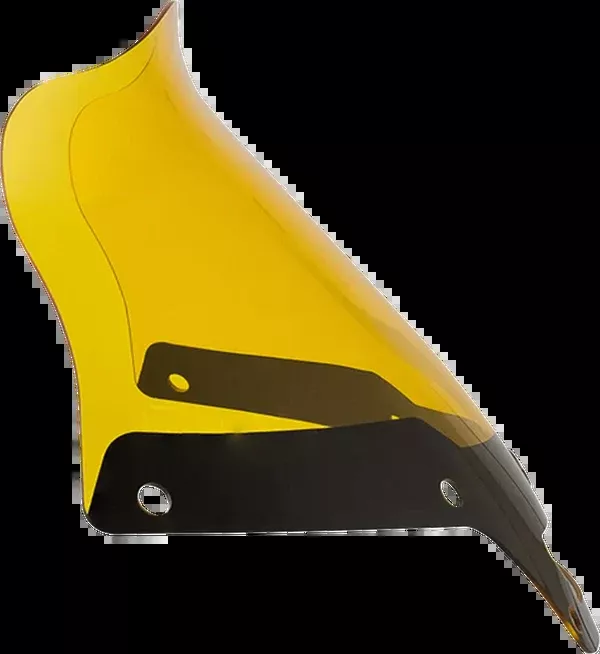 Klock Werks Kolor Flare Windshield – 8″ – Yellow – ’22-’26 FXLRST