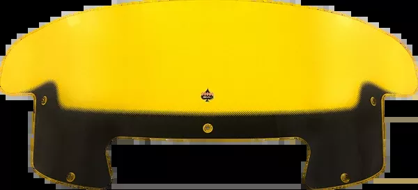 Klock Werks Kolor Flare™ Windshield – 8″ – Yellow – Indian