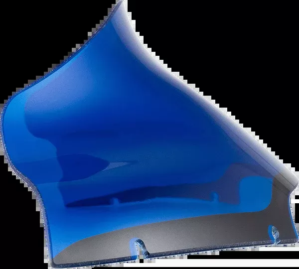 Klock Werks Kolor Flare Windshield – 9″ – Blue – ’15-’25 FLTR