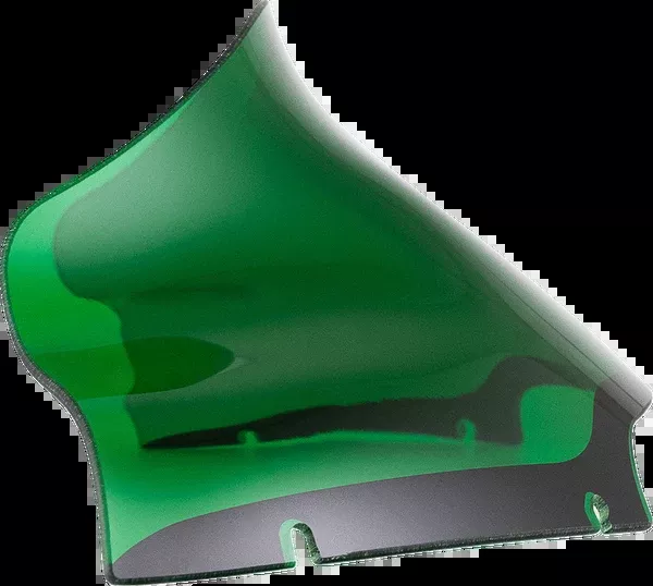 Klock Werks Kolor Flare Windshield – 9″ – Green – ’15-’25 FLTR