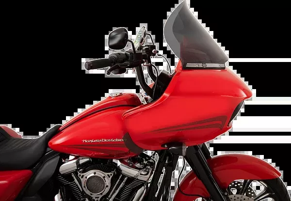 Klock Werks Pro-Touring Flare Windshield – 15″ – Dark Smoke – ’15-’25 FLTR
