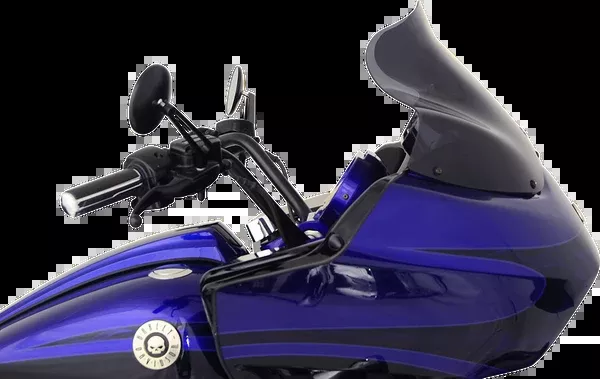 Klock Werks Sport Flare Windshield – 12″ – Dark Smoke – ’96-’13 FLTR