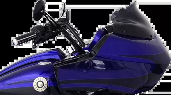 Klock Werks Sport Flare Windshield - 8" - Smoke - '98-'13 FLTR