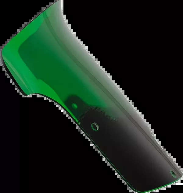 Klock Werks Windshield - 9" - Green - Chieftain PowerPlus/Roadmaster PowerPlus