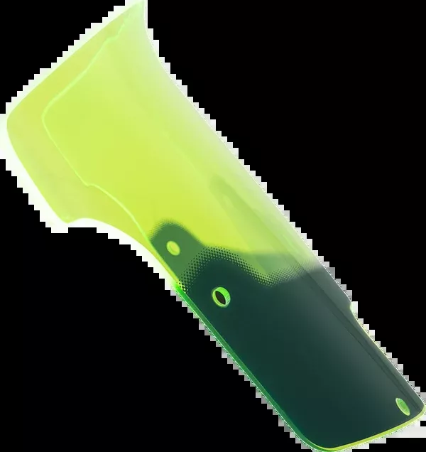 Klock Werks Windshield – 9″ – Green Ice – Chieftain PowerPlus/Roadmaster PowerPlus