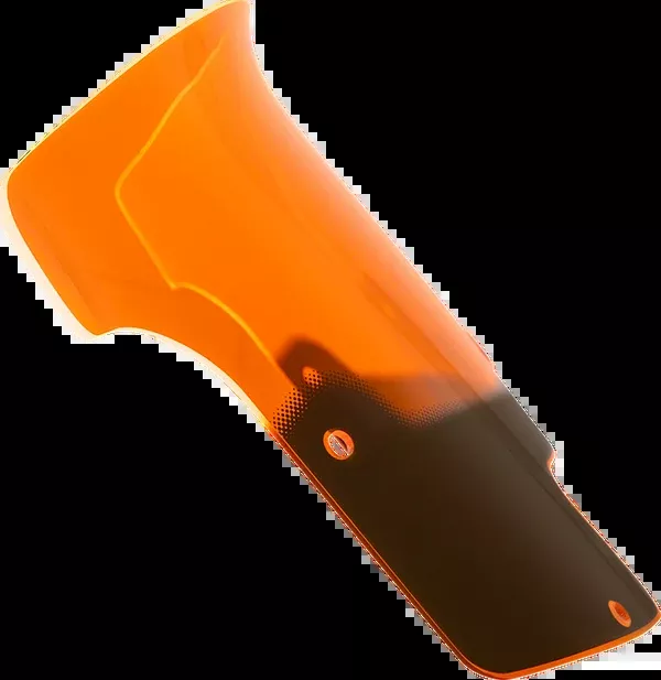 Klock Werks Windshield - 9" - Orange Ice - Chieftain PowerPlus/Roadmaster PowerPlus