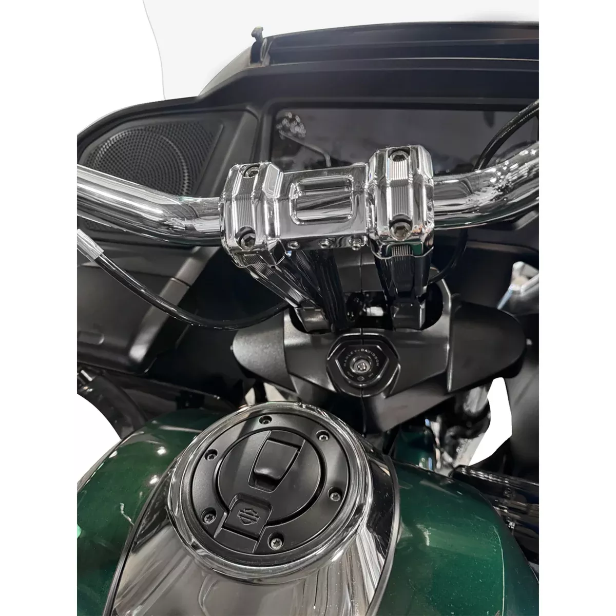 KODLIN USA 0602-1556 KUS55136 Ascent Pro Risers pullback - 8" - chrome