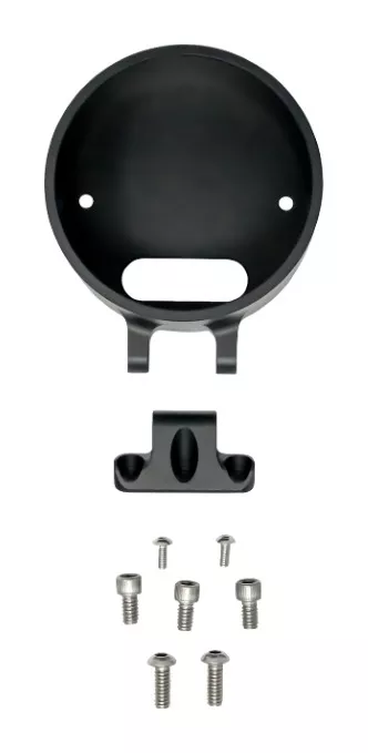 Kodlin USA Round Gauge Bezel For Ascent Pro Risers For Harley Softail 2018-2024