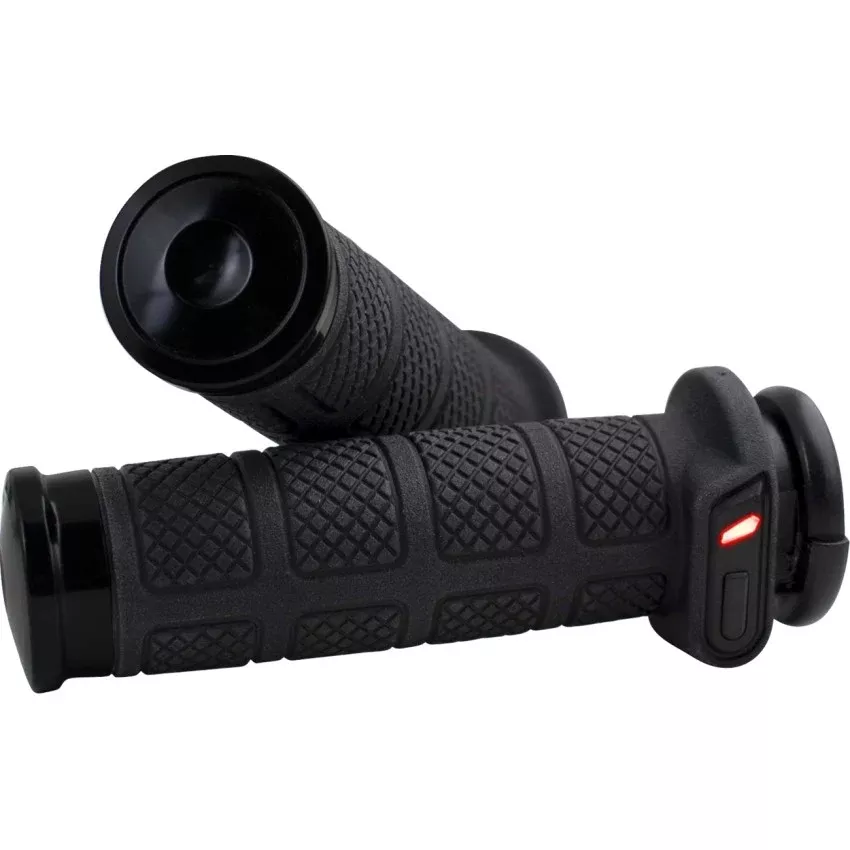Koso North America AX2082L1-B Titan II Heated Grips – Cable – Black