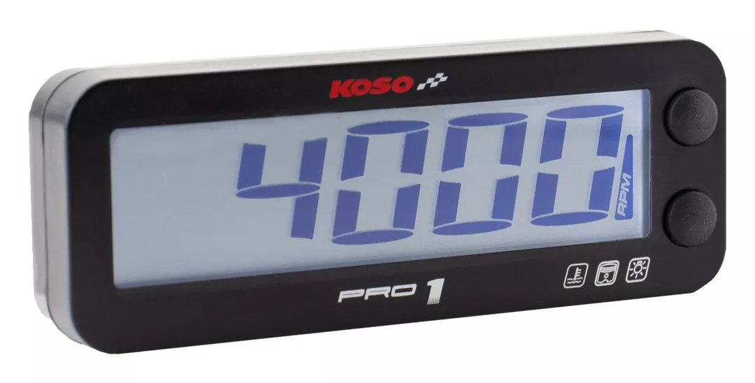 Koso Pro 1 Universal Tachometer And Temperature Meter